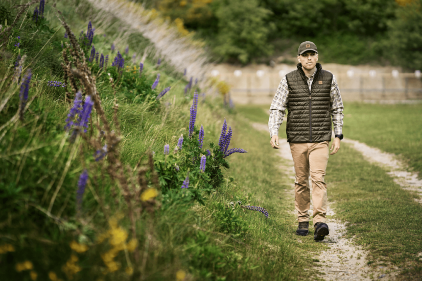 HÄRKILA - Kalix HSP vesta pánská Willow green-Shadow brown