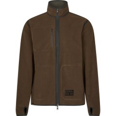 Seeland - Rogue Solid oboustranná fleece mikina pánská Grizzly brown-Demitasse brown