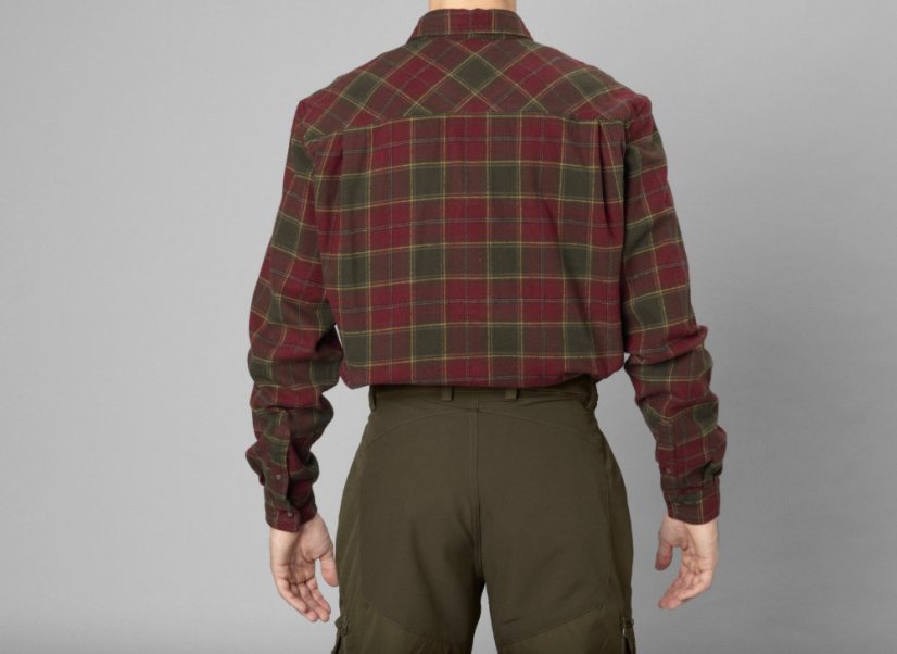 Seeland - Glen flanelová košile pánská Red forest check