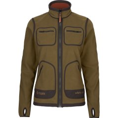 HÄRKILA - Kamko fleece oboustranná mikina dámská Dark olive-Arabian spice