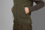 HÄRKILA - Olaf fleece mikina pánská Willow green-Shadow grey
