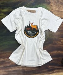 FORESTER - triko Natur logo dětské béžové