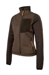 HUBERTUS - hnědá funkční mikina dámská TERAGON