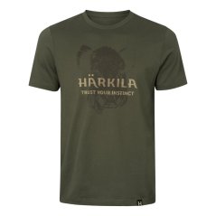 HÄRKILA - Wildboar Logo triko pánské Forest night