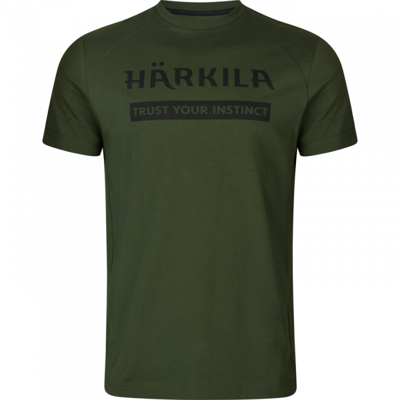 HÄRKILA - 2pack LOGO tričko pánské (Duffel green/Phantom)