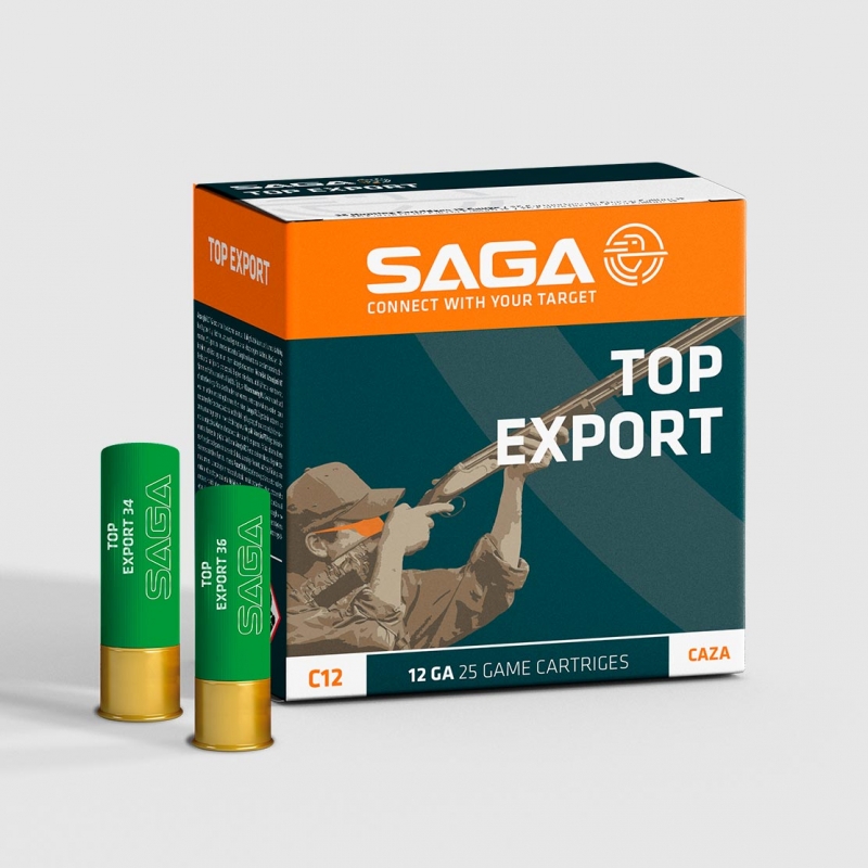 cartuchos saga export 34 gr caza