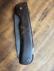 Damaškový nůž zavírací ořech