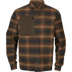 HÄRKILA - Eirik oboustranná bunda pánská Dark warm olive/Burgundy