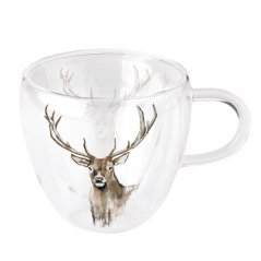 Ambiente - Skleněný hrneček Jelen
