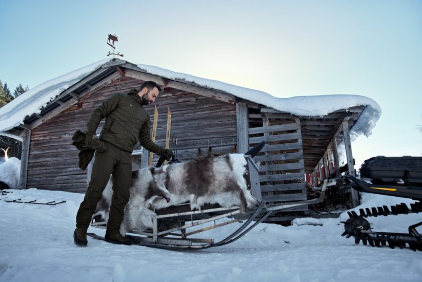 HÄRKILA - Logmar zateplená bunda s kapucí pánská