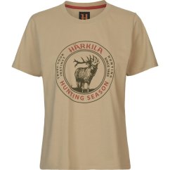 HÄRKILA - Stag triko s krátkým rukávem dámské Sand