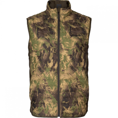 HÄRKILA  -  Deer Stalker camo reversible packable waistcoat Willow green/AXIS MSP®Forest