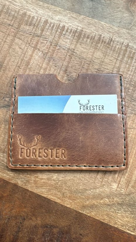 FORESTER - Kožené pouzdro na vizitky