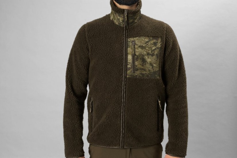 Seeland - Zephyr Camo fleece bunda pánská Grizzly brown