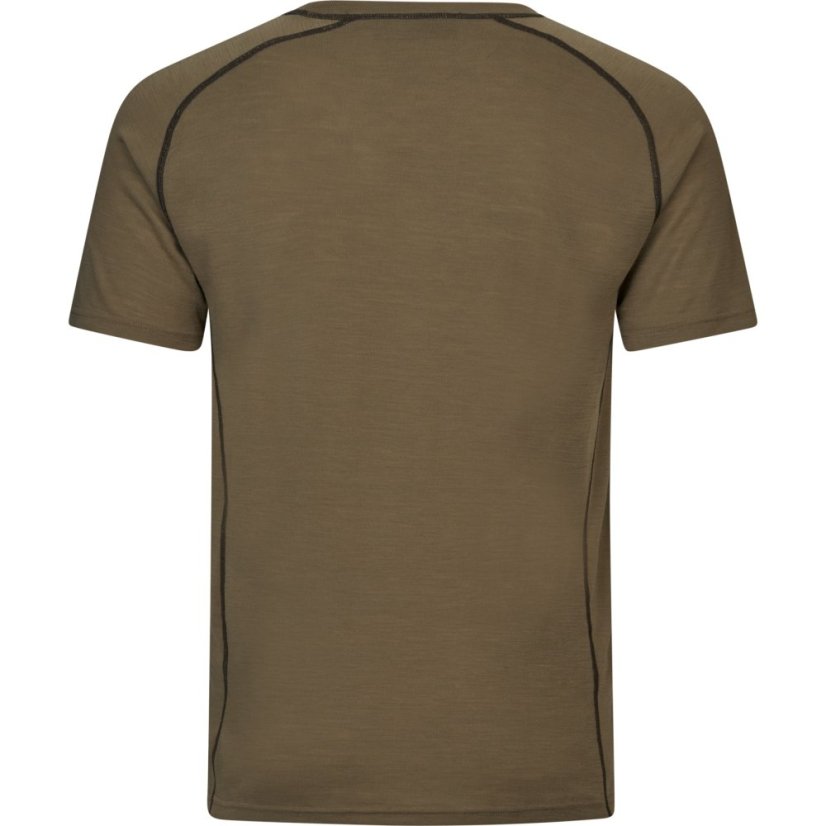 Seeland - Apex Merino funkční triko s krátkým rukávem pánské Covert green