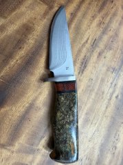 Dýka lovecká VG-10 stabilizovaná olše a mahagon