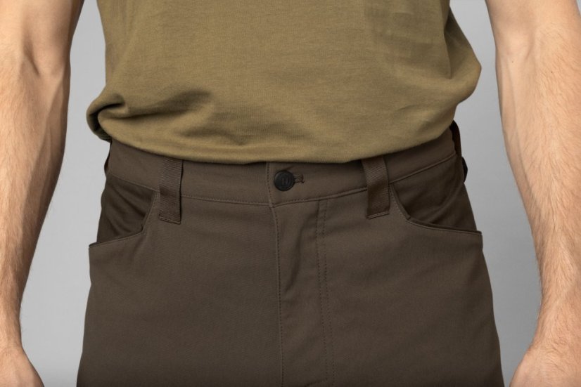 HÄRKILA - Ragnar kalhoty pánské Slate brown-Willow green