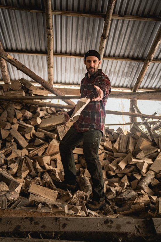 Seeland - Glen flanelová košile pánská Red forest check