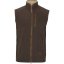 HÄRKILA - Sandhem Sherpa fleece vesta pánská Demitasse brown
