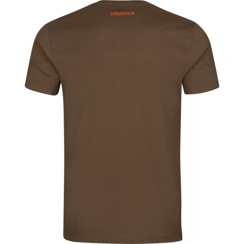 HÄRKILA  - Nature triko s krátkým rukávem pánské Slate black