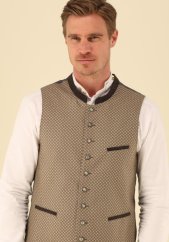 Gipfelstürmer - vesta společenská se stojáčkem pánská hnědá