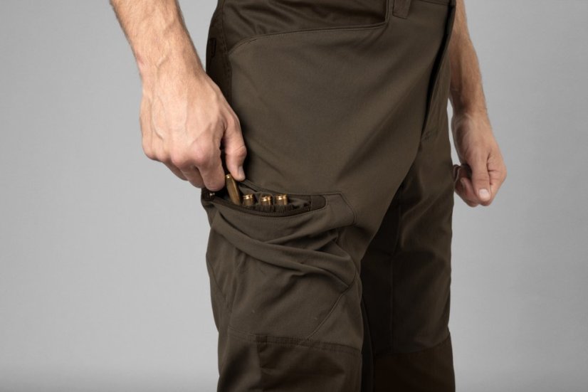 HÄRKILA - Ragnar kalhoty pánské Slate brown-Willow green
