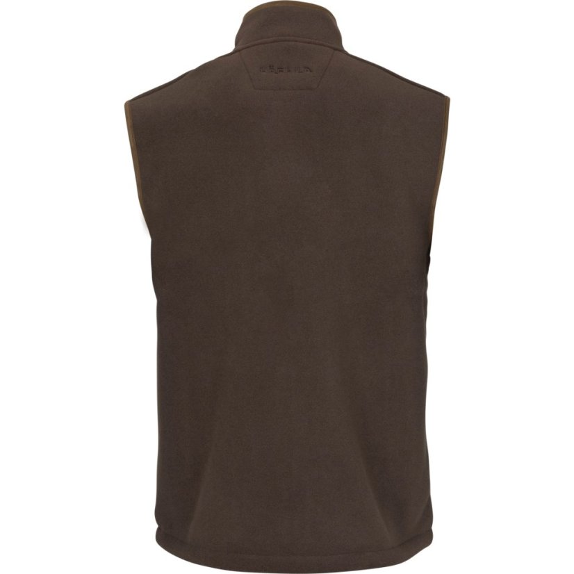 HÄRKILA - Sandhem Sherpa fleece vesta pánská Demitasse brown