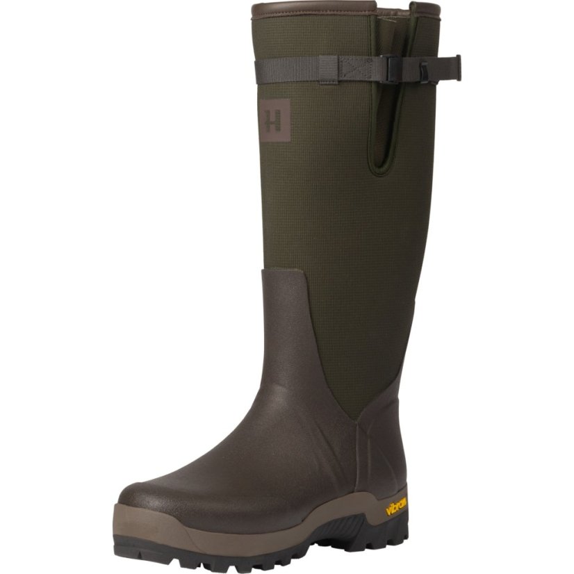 HÄRKILA - Forester textilní gumová holínka pánská Willow green-Deep brown