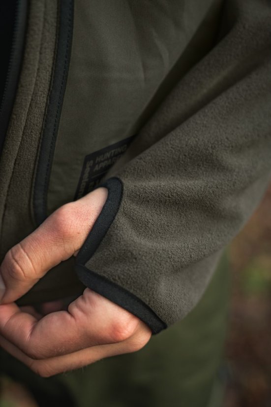 Seeland - Rogue Solid oboustranná fleece mikina pánská Grizzly brown-Demitasse brown