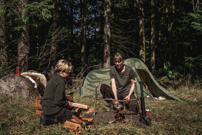 Seeland - Larch Stretch kalhoty dámské Pine green-Chocolate torte