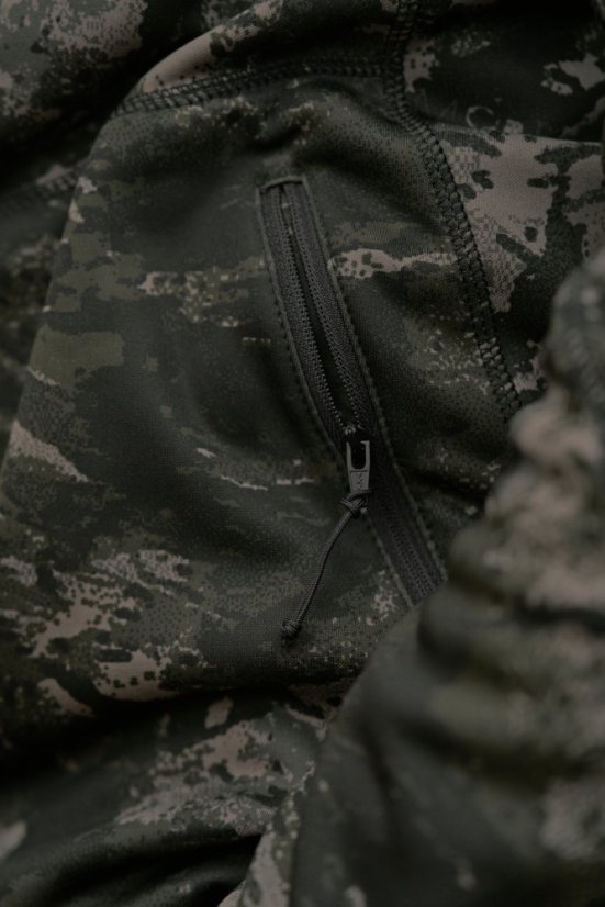 HÄRKILA - Noctyx camo full zip fleece bunda pánská AXIS MSP®Black