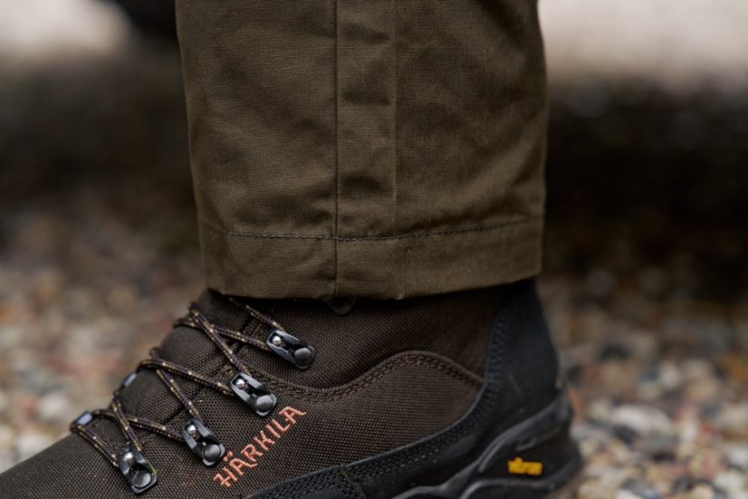 HÄRKILA  - Fjell kalhoty letní pánské Willow green-Shadow brown