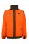 HUBERTUS - Windblocker oboustranná fleece bunda pánská oliv oranžová