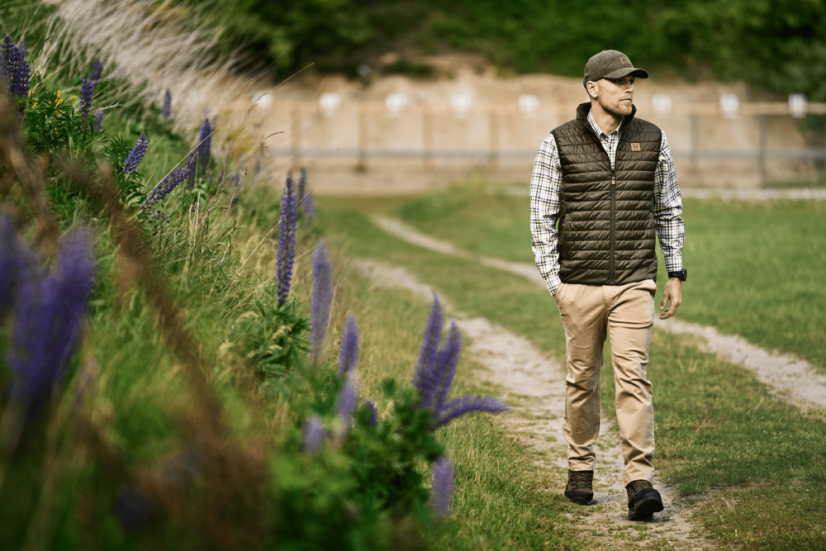 HÄRKILA - Kalix HSP vesta pánská Willow green-Shadow brown