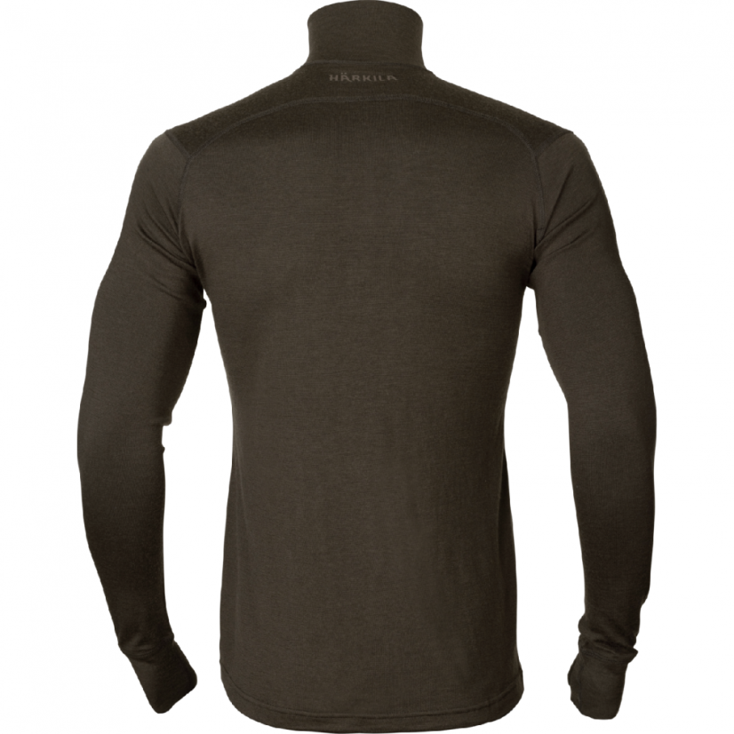HÄRKILA  - Base All Season half zip podvlekové prádlo Shadow brown