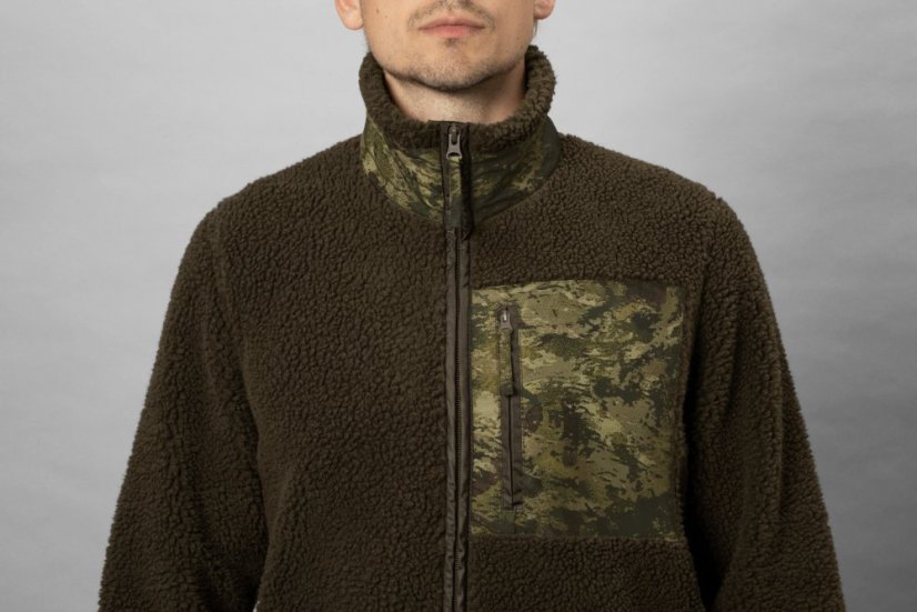 Seeland - Zephyr Camo fleece bunda pánská Grizzly brown