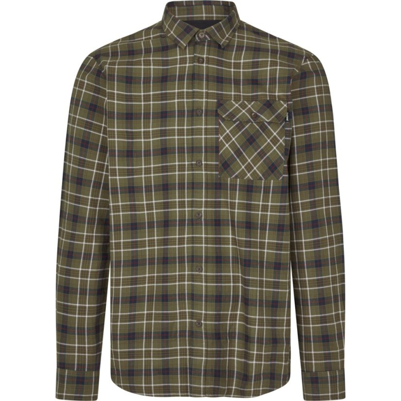 Seeland - Glen flanelová košile pánská Grape leaf-Dark navy check