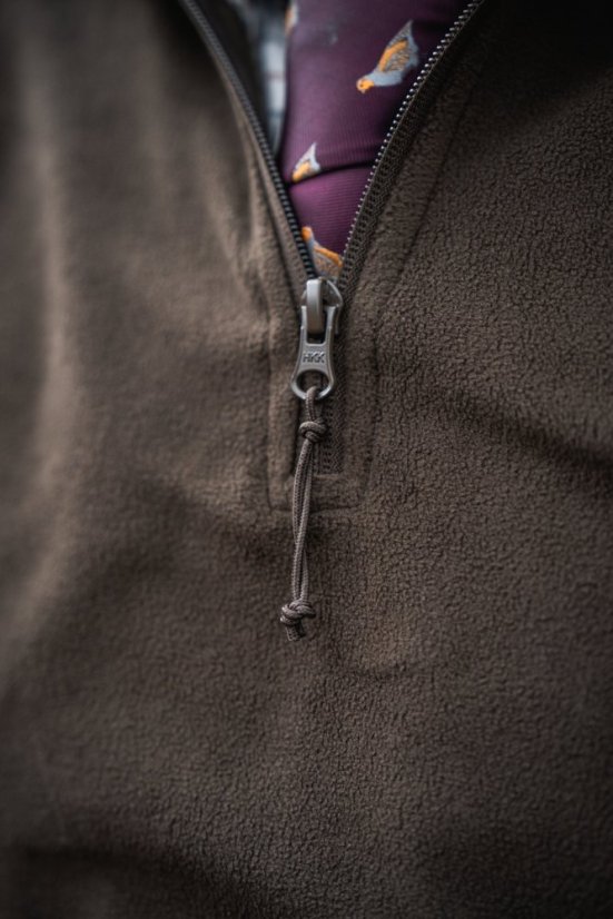 Seeland - Benjamin half zip mikina pánská Dark brown