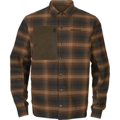 HÄRKILA  - Eirik oboustranná bunda pánská Dark warm olive/Burgundy