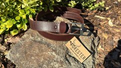 FORESTER - kožený opasek pánský hnědý