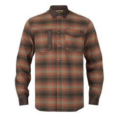 HÄRKILA - Aivak flanelová košile pánská Autumn orange check