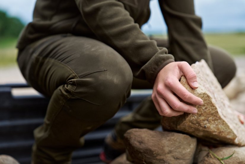 HÄRKILA  - Fjell kalhoty dámské Dark olive-Willow green