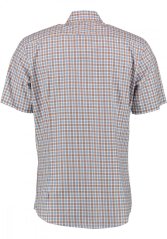 Orbis - Košile pánská hnědá s kr. rukávem Slim Fit (3884 63)