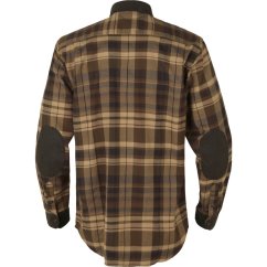 HÄRKILA  - Pajala košile pánská Beige W/Brown