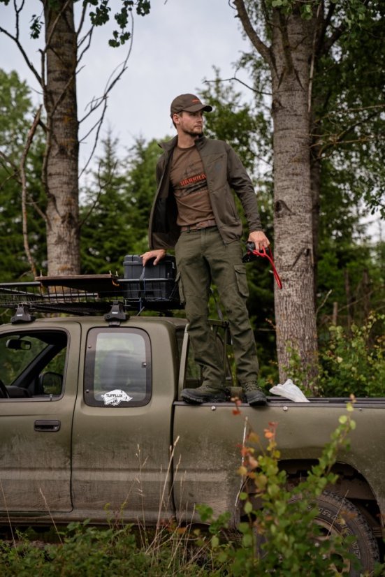 HÄRKILA  - Nature triko s krátkým rukávem pánské Slate black